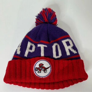 Vintage 1996 Toronto Raptors Old Rejected Logo Toque Pom-Pom  Winter Hat